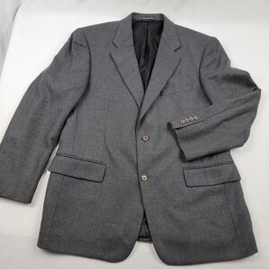 Oak Creek wool and‎ cashmere charcoal herringbone sportscoat